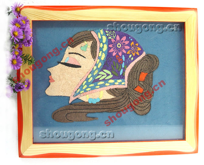 供应彩泥画,花泥画,彩塑画,泥画,花花泥
