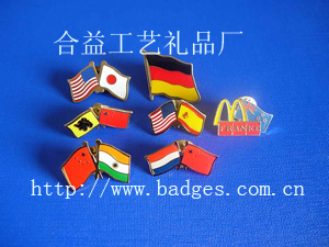 国旗徽章 国旗徽章 胸章 金属徽章  襟章