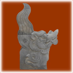 琉璃瓦－青灰兽类瓦  古典装饰瓦  青灰瓦