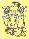 喜洋洋胶画，喜羊羊沙画，美羊羊金粉画，灰太狼砂画  喜洋洋沙画