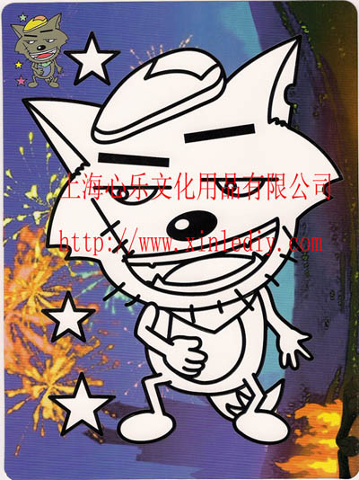 喜洋洋胶画，喜羊羊沙画，美羊羊金粉画，灰太狼砂画  喜洋洋沙画