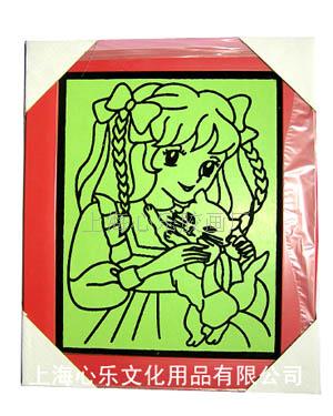 彩泥画，花泥画，花花泥，木板画彩泥画，玻璃画彩泥画  木板彩泥画  玻璃画花泥画
