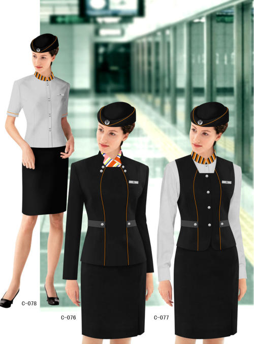 航空制服定做上海航空制服上海工作服职业装  上海职业装