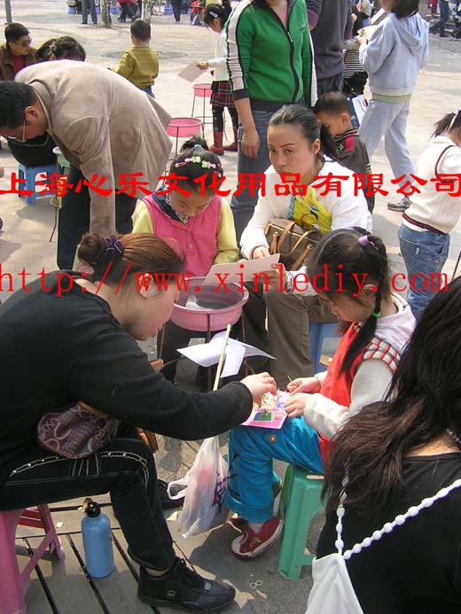 上海心乐供应批发,diy陶瓷彩绘,石膏模具,脸谱,石膏像颜料  陶瓷礼盒