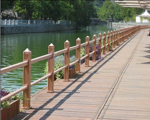 pvc河道护栏、pvc扶手护栏  pvc道路护栏  pvc隔离护栏