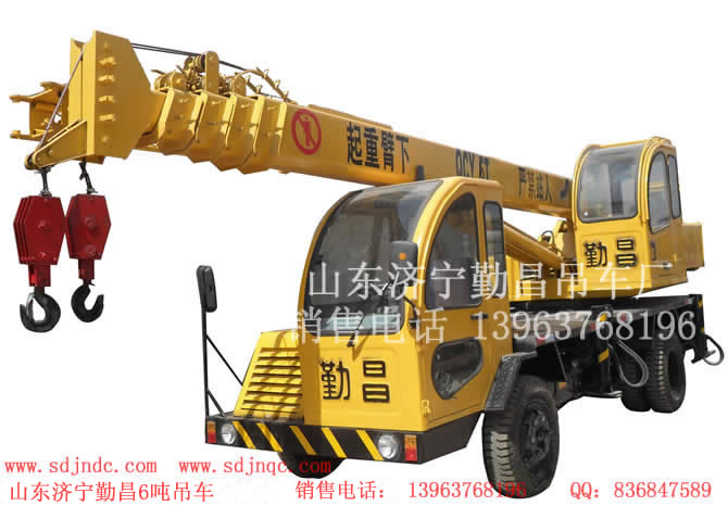 山东济宁勤昌小型吊车 小吊车 6吨吊车  5吨吊车