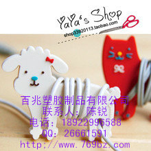 韩国 超可爱 MP3|MP4耳线绕线器-天使翅膀  耳机绕线器  MP3绕线器  小熊绕线器