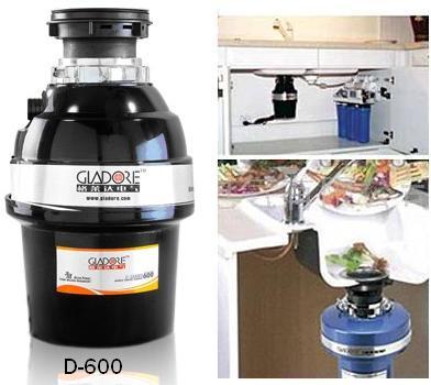 美国格莱达食物垃圾处理器D-600，独创烤漆技术，内外兼修  食物垃圾处理机