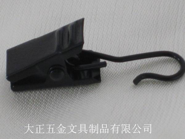 八字窗帘夹，65夹，导航钩窗帘夹，短钩窗帘夹，叻色八字窗夹  锰片夹  带圆环窗帘夹