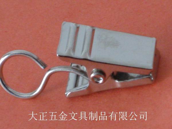 八字窗帘夹，65夹，导航钩窗帘夹，短钩窗帘夹，叻色八字窗夹  锰片夹  带圆环窗帘夹