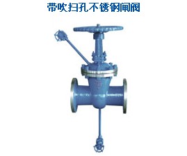 带吹扫孔不锈钢闸阀  带吹扫孔闸阀