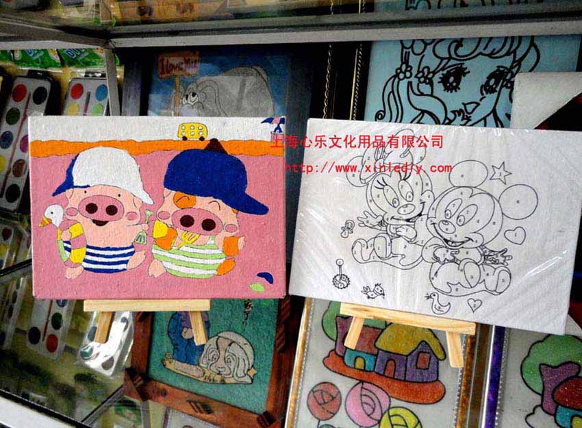 供应数字名画,数字油画,数字画,油画,迷你数字画  数字油画颜料