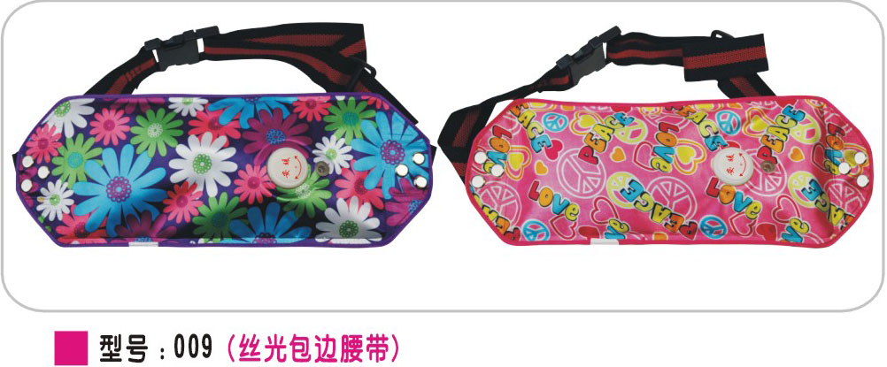 丝光热转印包边梅花热水袋  电暧带  电热水袋