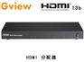 供应HDMI放大型分配器1.3b 一进八出 HDMI 1X8