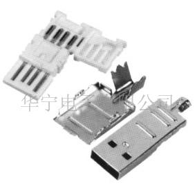 4P5PMINI-USB插座生产厂家广东USB插座USB-A  DC插座  耳机插座