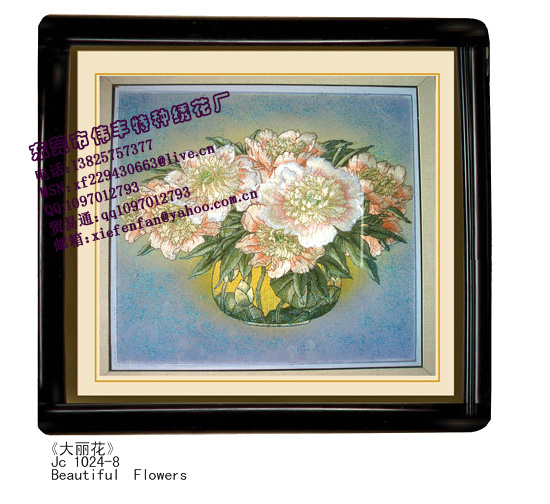 工艺画礼品东莞深圳广州中山佛山武汉山东青岛江门大朗刺绣  毛巾绣绣花章刺绣  珠片绣亮片绣锁链  刺绣钥匙扣特种绣