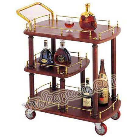 大堂用品 三层酒车 W16CYC055  酒水车