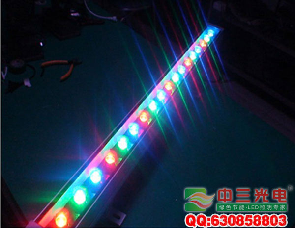 【中三光电】七彩LED洗墙灯  LED洗墙灯厂家  大功率LED