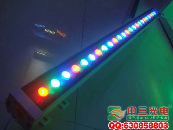 【中三光电】七彩LED洗墙灯  LED洗墙灯厂家  大功率LED