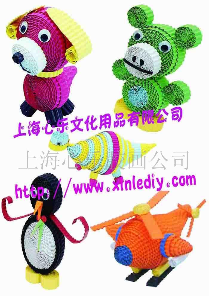 上海心乐艺术卷纸画、纸雕画、卷纸创意艺术、卷纸圈圈、瓦愣纸