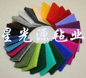 彩色毛毡  羊毛毡