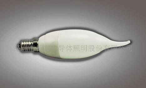 1W蜡烛灯，凤尾灯，灯泡  球泡灯