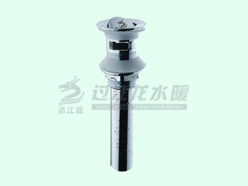 阳泉洁具，下水。过江龙GJL-X004锌合金直通翻板下水