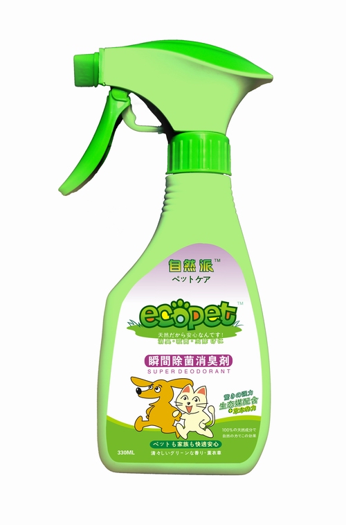 宠物用品ECOPET宠物专业除臭剂（330ML天然薰衣草）  宠物清洁用品  宠物除臭剂  宠物消臭剂
