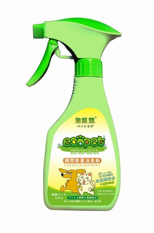 宠物清洁用ECOPET生态宠物除臭剂330ML天然洋甘菊  宠物清洁用品  宠物消臭剂