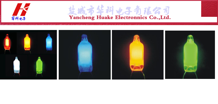氖灯 氖泡 盐城市华科电子供应氖灯氖泡  氖灯指示灯