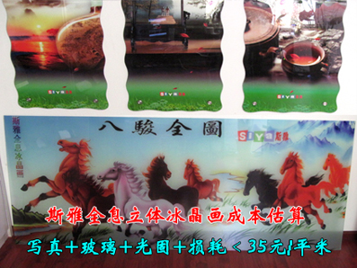 斯雅全息冰晶画自己也当艺术家  冰晶画设备
