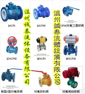 衬氟球阀，衬PO球阀，不锈钢球阀