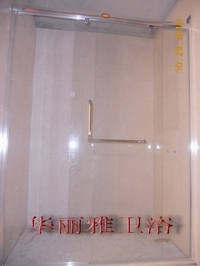 深圳淋浴屏风生产厂华丽雅卫浴  酒店宾馆玻璃隔断