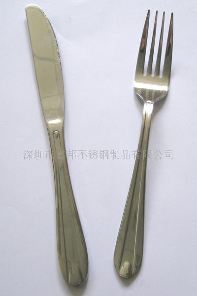 供应富邦精美不锈钢月饼刀叉二件套  精美刀叉套装  月饼刀叉礼品