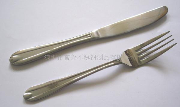 供应富邦精美不锈钢月饼刀叉二件套  精美刀叉套装  月饼刀叉礼品