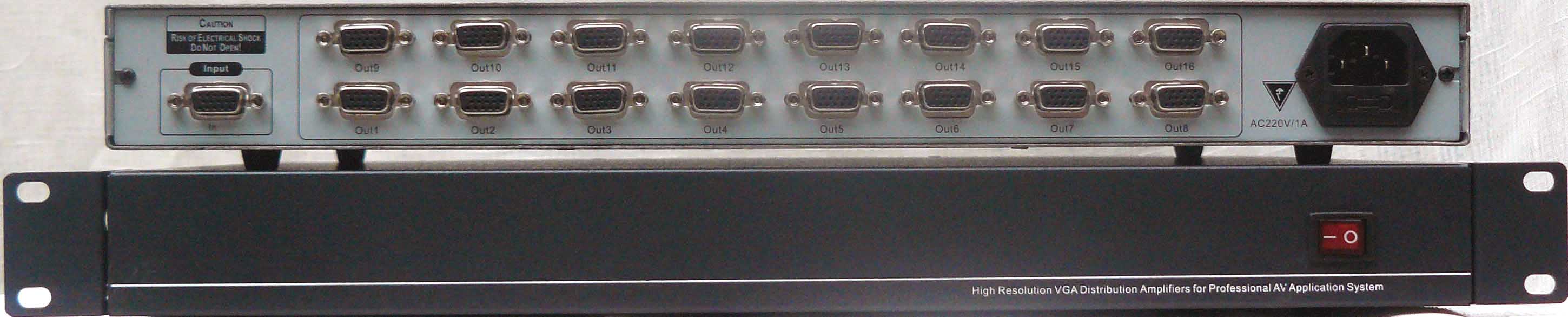 1进16出  VGA  分配器