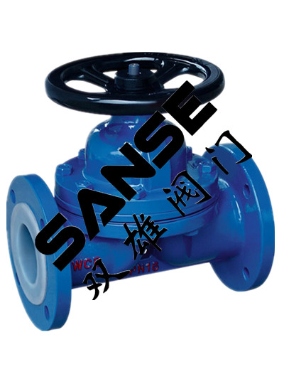 衬氟隔膜阀/永嘉衬氟法兰隔膜阀