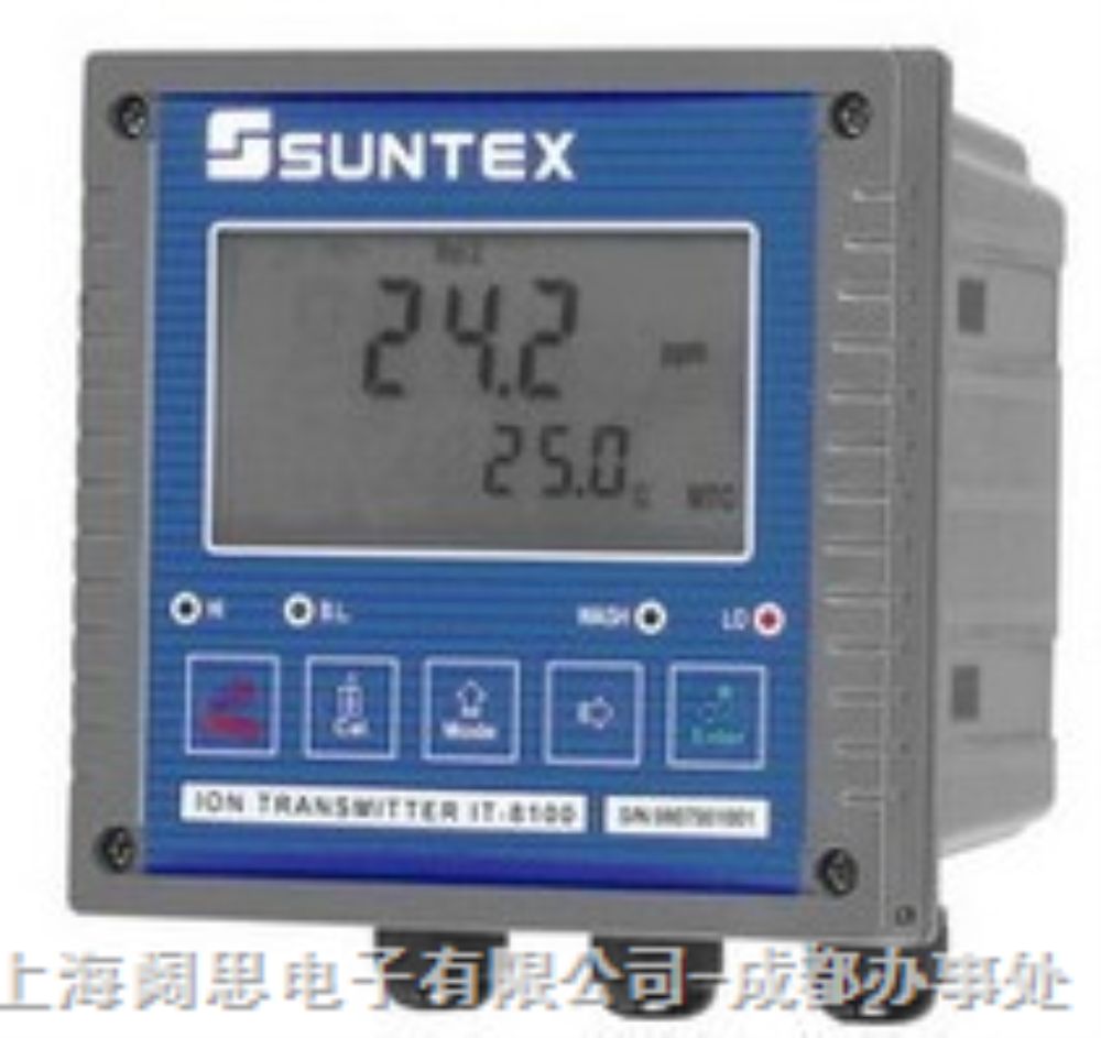 台湾SUNTEX上泰IT-8100在线水质离子计控制器  台湾上泰离子计