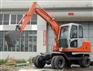 小型轮胎式农用挖掘机，全新小型轮式挖掘机，小型挖掘机报价