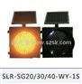 供应300型LED太阳能黄闪加慢行信号灯