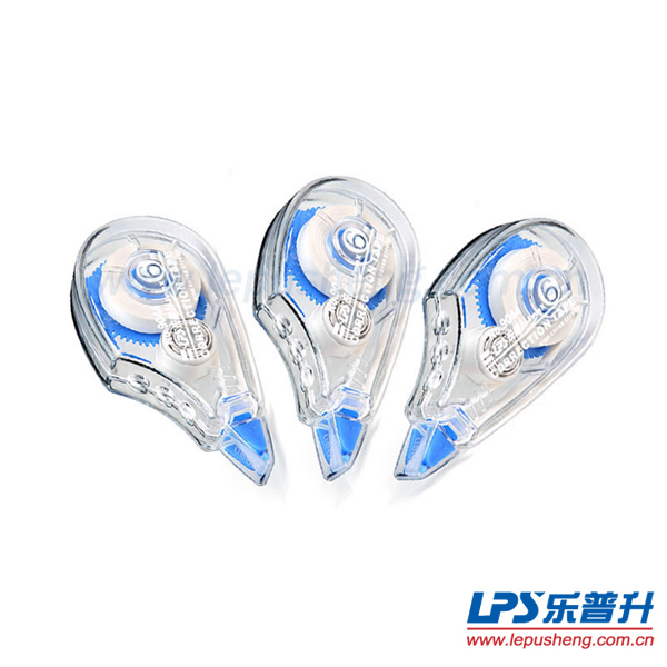 乐普升9044透明心情6M*3支专业修正带  修正带批发商  修正文化用品  涂改带