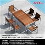 不锈钢柚木户外家具