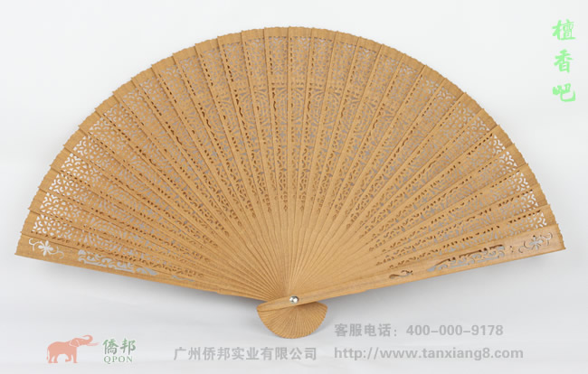 广州企业商务来往馈赠纯手工檀木工艺品檀香扇  商务馈赠  纯手工艺品
