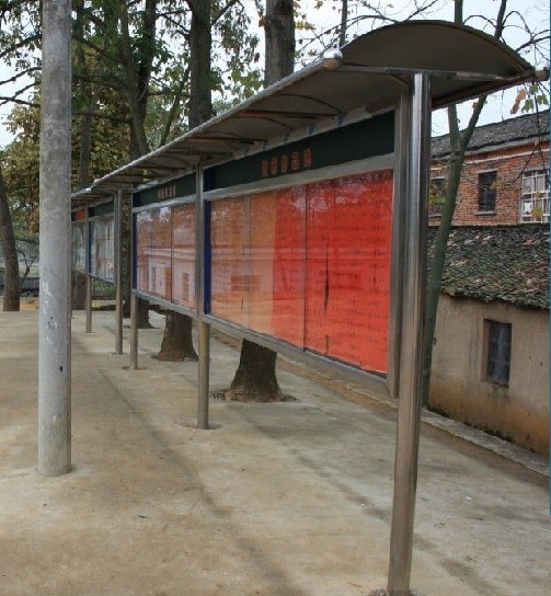 供應(yīng)云南昆明廠家制作不銹鋼宣傳欄，室內(nèi)宣傳欄，小區(qū)廣告宣傳欄