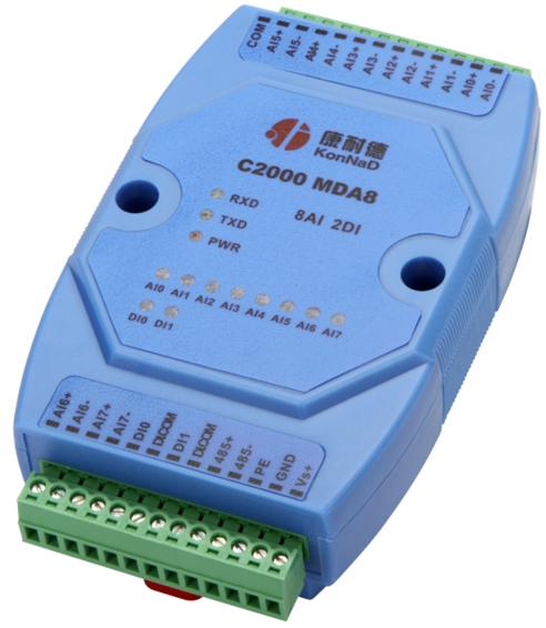 485采集模块 模拟量输入 0-5V 4-20mA电流信号&nbsp;&nbsp;模拟量转485&nbsp;&nbsp;模拟量采集模块&nbsp;&nbsp;AI转485
