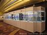 供应北京八棱柱玻璃柜租赁、拍卖品专用展示柜