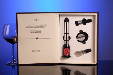 红酒开瓶器四件套标准版  气压开瓶器