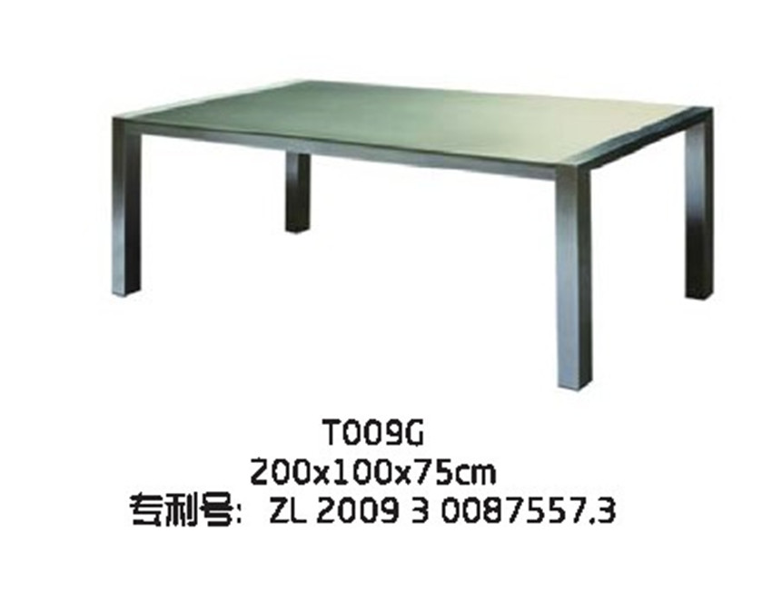 广州供应户外家具不锈钢玻璃休闲桌椅  会所家具