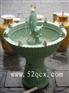 北京厂家直销喷水鱼缸订做加工青花喷水鱼缸