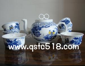 内蒙古专业订做加工茶具定做礼品茶具批发  上海釉里红茶具  深圳釉里红瓷茶具  江苏釉里红茶具